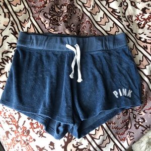VS Pink terry cloth shorts